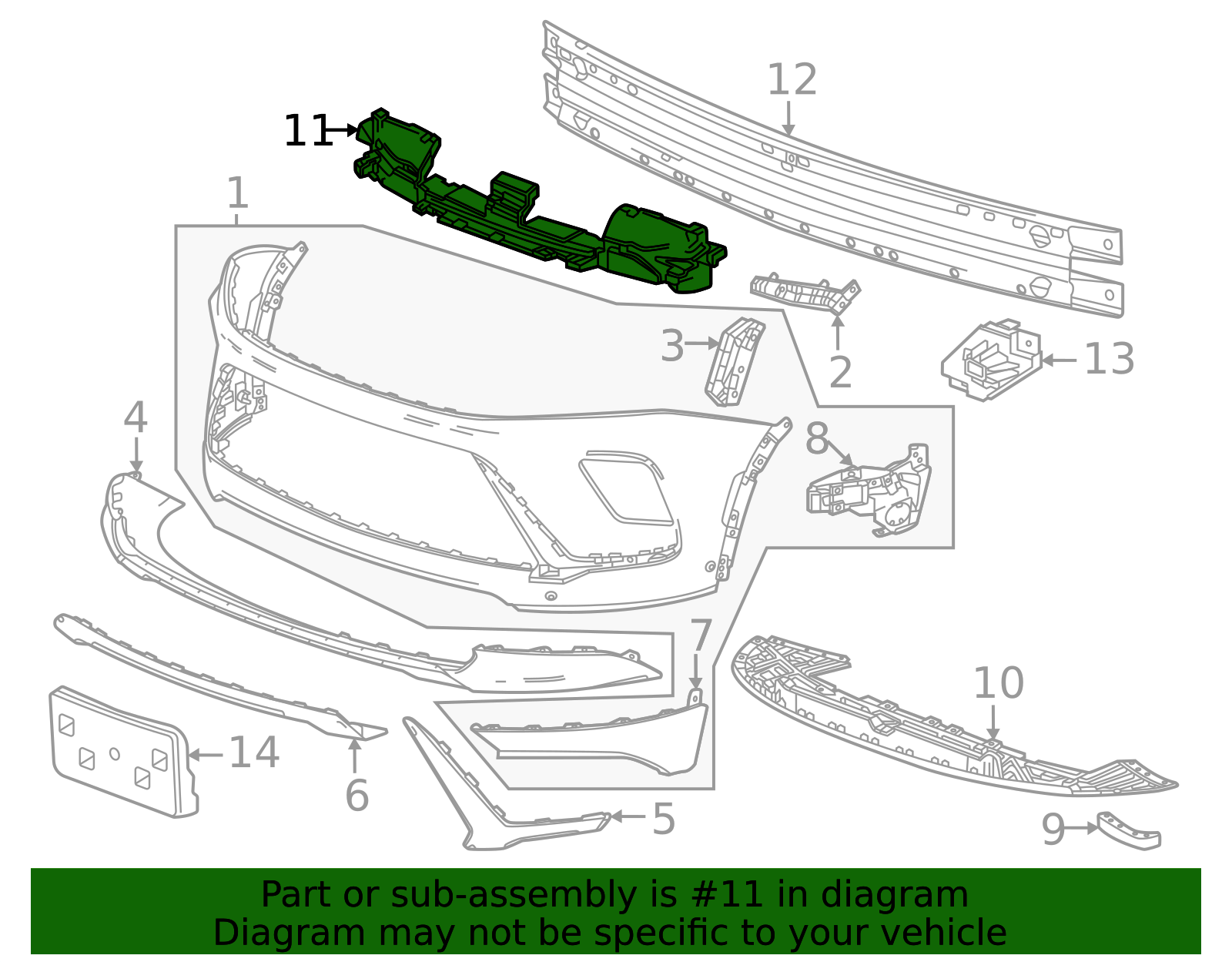 2025-2026 Buick Enclave Absorber 85105526 | OEM Parts Online