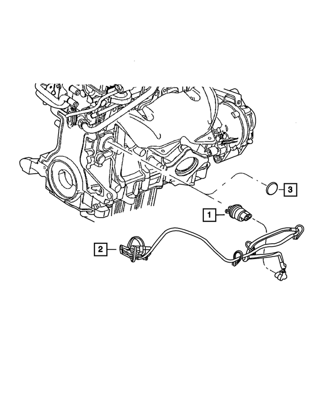 5033232AB - 2.4L Turbo Gas; Engine: Engine Block Heater Cord for Mopar Image