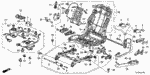 81190TL0G11 - Interior/Bumper: WIRE, R. FR. SEAT-BACK LUMBAR for Acura Image