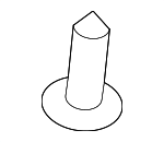 C2Z1191 - Body: Hinge Cover Screw for Jaguar: E-Pace, F-Pace, I-Pace, XE, XF, XFR, XFR-S Image