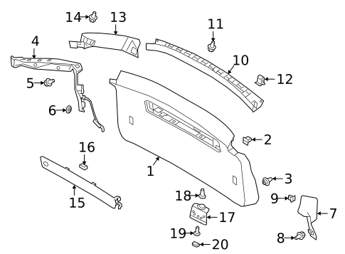 Interior Trim for 2020 Jaguar E-Pace #0