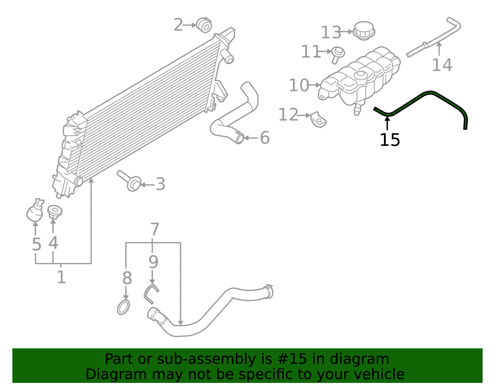 2021-2025 Ford F-150 Return Hose ML3Z-8063-C | Ford OEM Parts Outlet