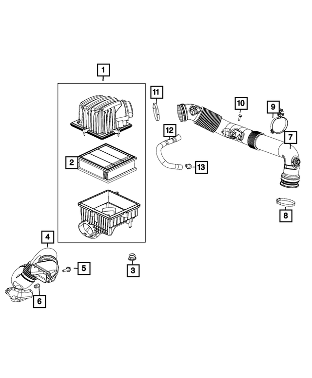 68253473AA - Fuel: Retaining Strap for Mopar Image