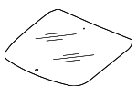 73211T47A01 - Body: Lift Gate Glass for Honda Image