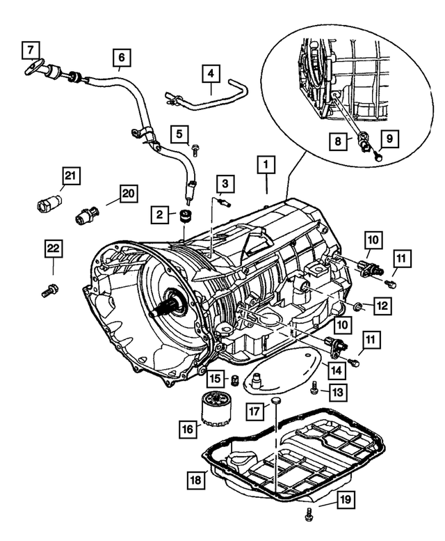 6101331 - Automatic Transmission Multi-Speed: Bolt for Mopar Image image