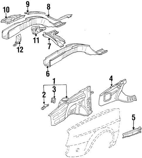 Inner Components for 1987 Volkswagen Jetta #0