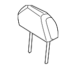 8A4Z74611A08BP - Body: Headrest for Ford: Taurus | Mercury: Sable Image