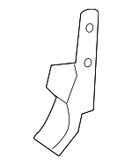 5F9Z74618A04AA - Body: Latch Assembly Bracket for Ford: Five Hundred, Freestyle, Taurus | Mercury: Montego, Sable Image