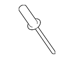 9026904048 - Body: Reveal Molding Rivet for Toyota Image
