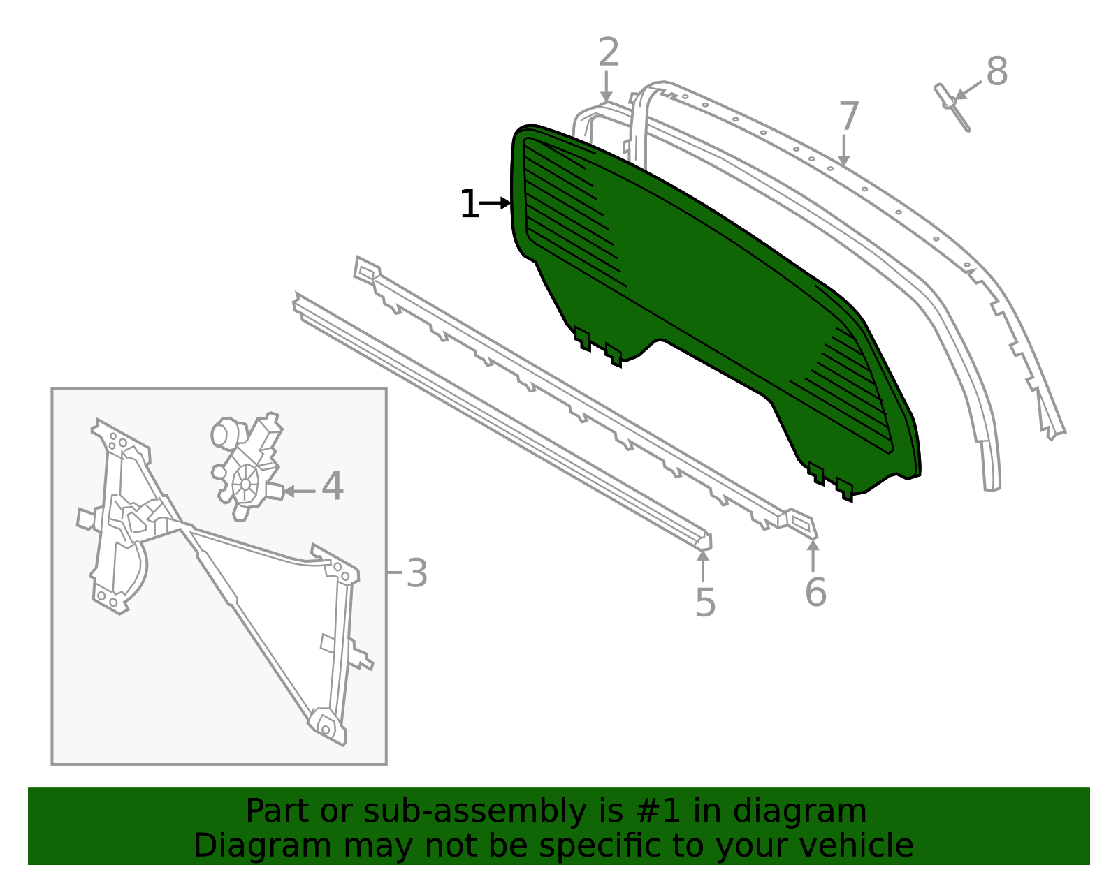 68150-0C080 - Back Glass - 2022-2026 Toyota Tundra | OEM Genuine Toyota ...