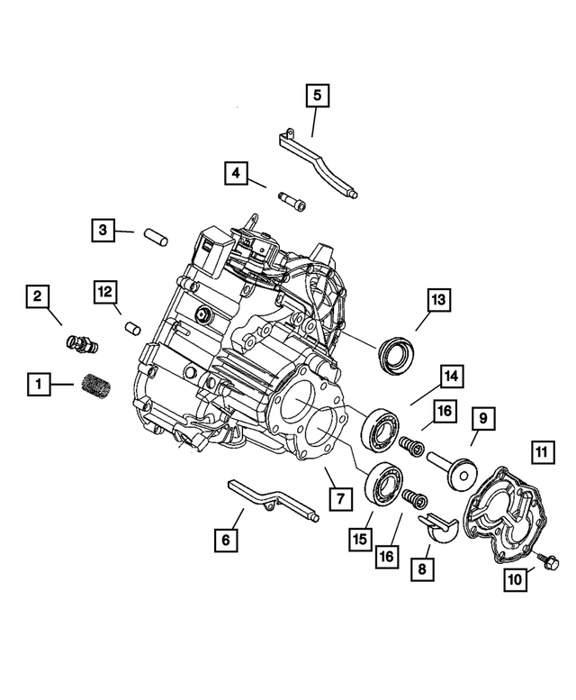 5083756AA - Getrag Manual Transaxle 5 Speed: Back Up Lamp Switch for Mopar Image
