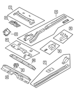 Torque Box Bracket, Left
