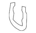 95510614300 - Cooling System: Outlet Hose Retainer for Porsche: Cayenne, Macan, Panamera Image