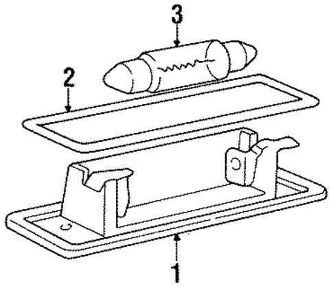 License Lamps for 1989 BMW 635CSi #0