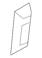 5314A436 - : Rear Pillar Plate for Mitsubishi: Outlander, Outlander PHEV Image