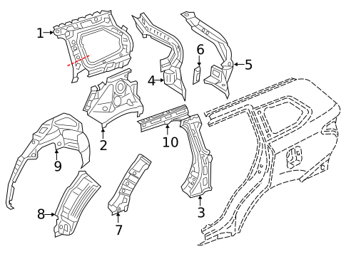 Inner Structure for 2014 Mitsubishi Outlander #0