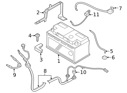 Battery for 2016 BMW X4 #0