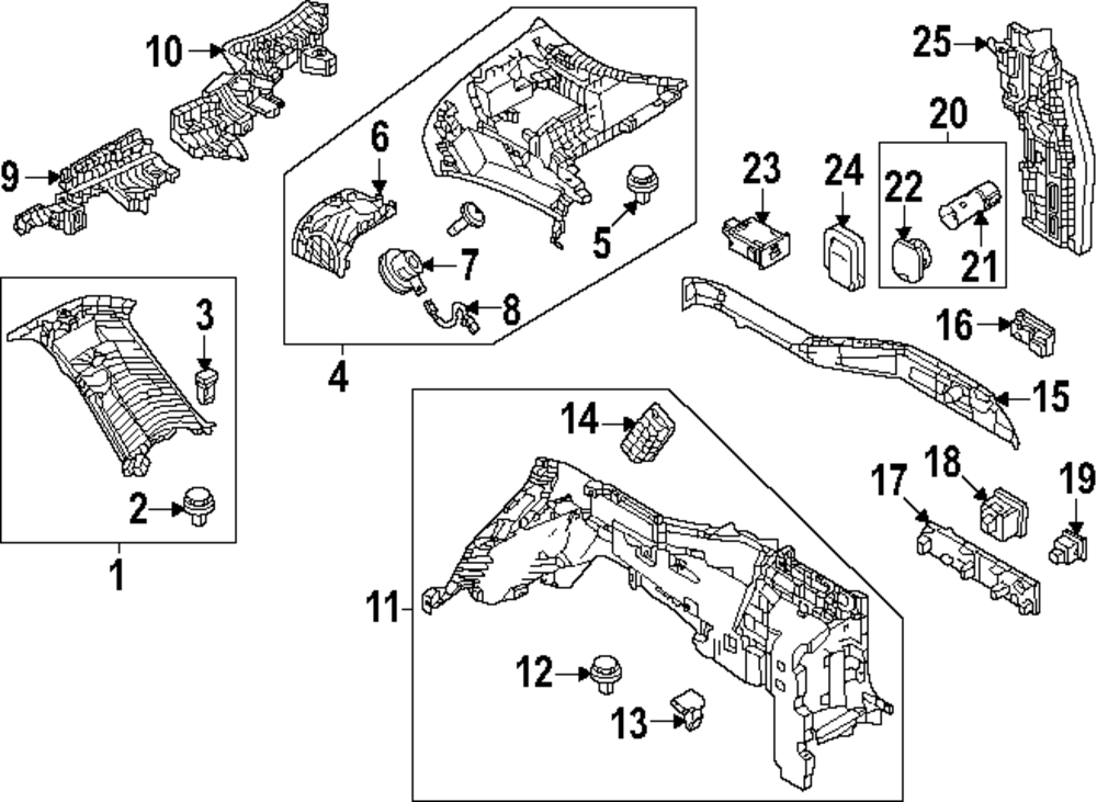 KEME-66-290 - USB Port - 2024-2025 Mazda CX-90 | Mazda Swag