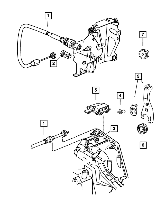 4593121 - Clutch: Clutch Release Lever Boot for Mopar Image