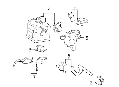 Powertrain Control for 1998 Lexus LX470 #1
