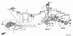 92900080220B - Engine: BOLT, STUD (8X22) for Honda Image