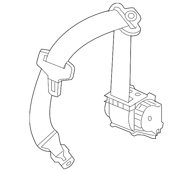 Seat Belt Assembly - BMW (72117112343)
