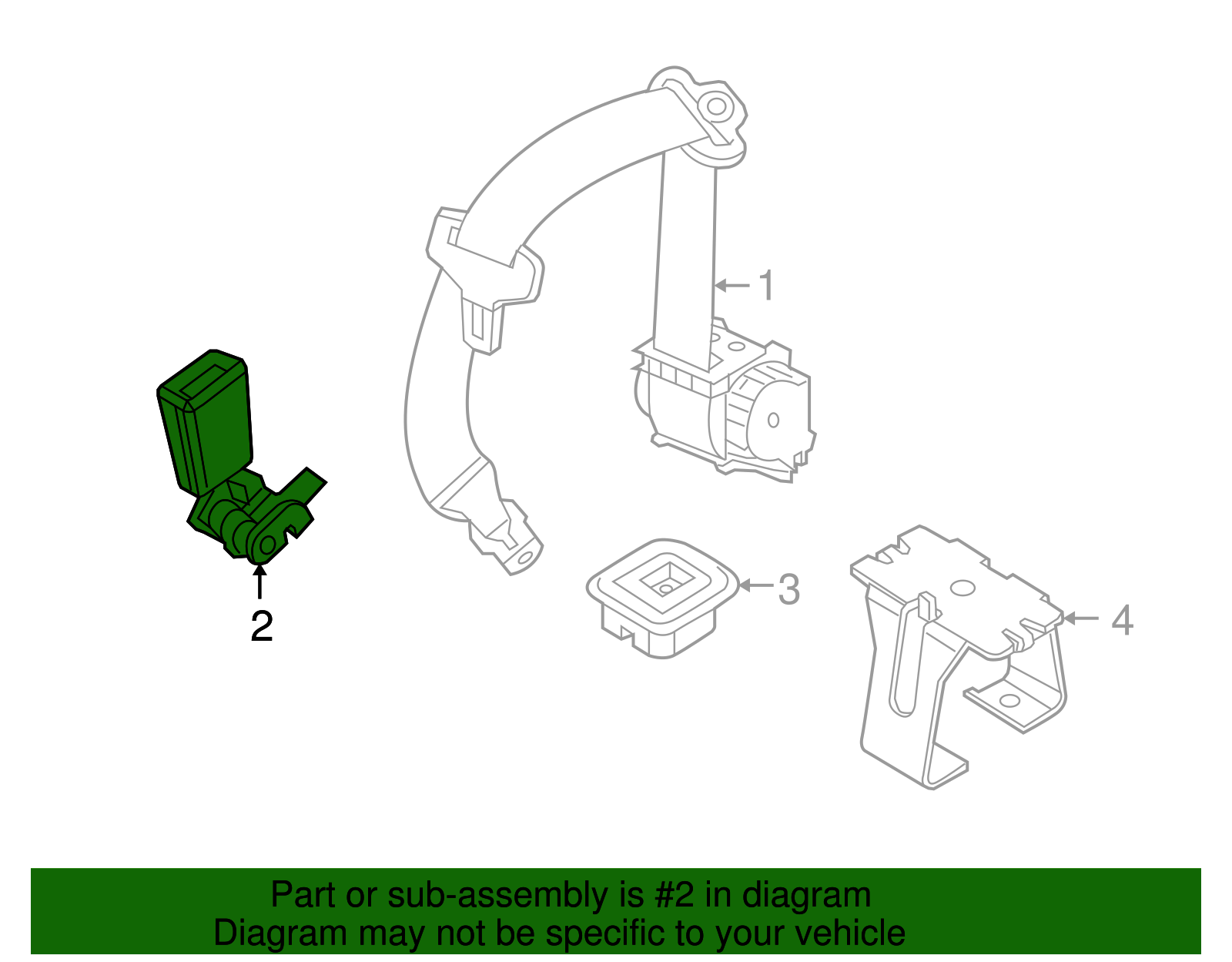 Buckle End - BMW (72119117200)