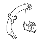 72117112345 - : Seat Belt Assembly for BMW: 645Ci, 650i, M6 Image