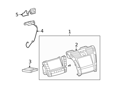 Navigation System for 2007 Lexus LS460 #0