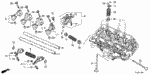 122315G0A00 - Engine: HOLDER, ROCKER SHAFT (No.1) for Honda Image