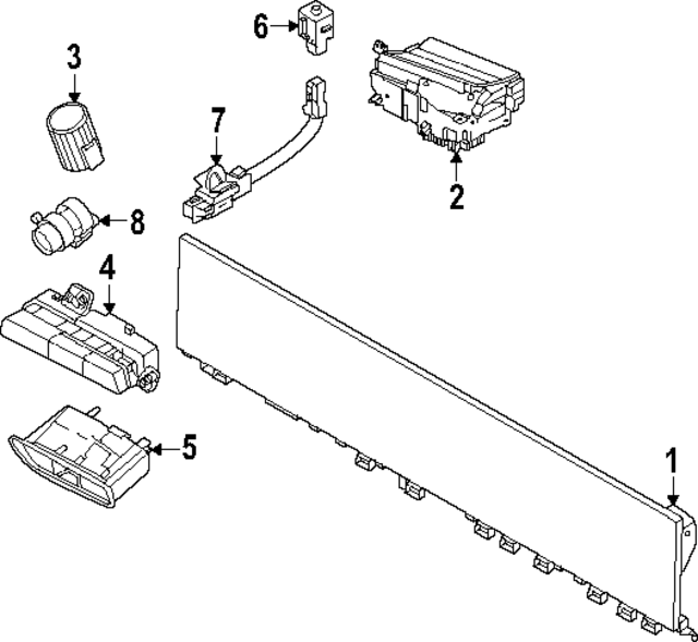 93766T6000UBL - : Prk Brake Switch for Hyundai Image