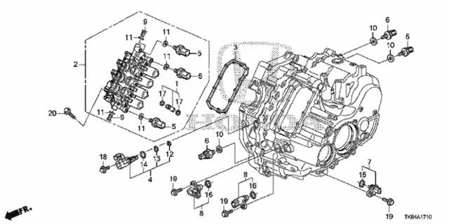 AT Sensor - Solenoid - Secondary Body (6AT) for 2016 Honda Odyssey #0