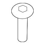 N90698606 - Body: Side Trim Screw for Volkswagen: Arteon, Atlas, Atlas Cross Sport, Beetle, CC, Eos, Golf, Golf Alltrack, Golf R, Golf SportWagen, GTI, ID. Buzz, ID.4, Jetta, Passat, R32, Rabbit, Taos, Tiguan, Tiguan Limited, Touareg Image