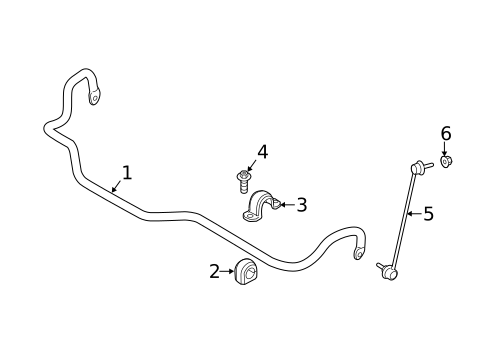 Stabilizer Bar & Components for 2014 BMW X3 #1