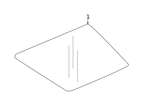 Glass & Hardware for 2024 Chevrolet Traverse Limited #0