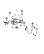 6EP49DX8AD - : Steering Wheel Bezel for Mopar Image