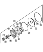 4799082 - Automatic Transmission Multi-Speed: Transmission Snap Ring for Dodge: Dakota, Durango, Ram 1500, Ram 2500, Ram 3500 | Jeep: Commander, Grand Cherokee, Liberty Image