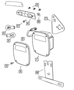 55055270 - Electrical: Tail Stop Turn Lamp, Right for Mopar Image