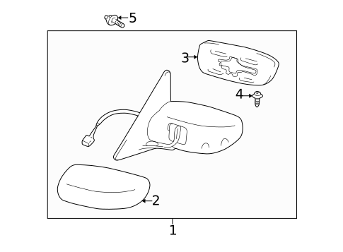 Outside Mirrors for 2001 Lexus IS300 #0