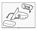 8791053060B0 - Body: Mirror Assembly for Lexus: IS300 Image