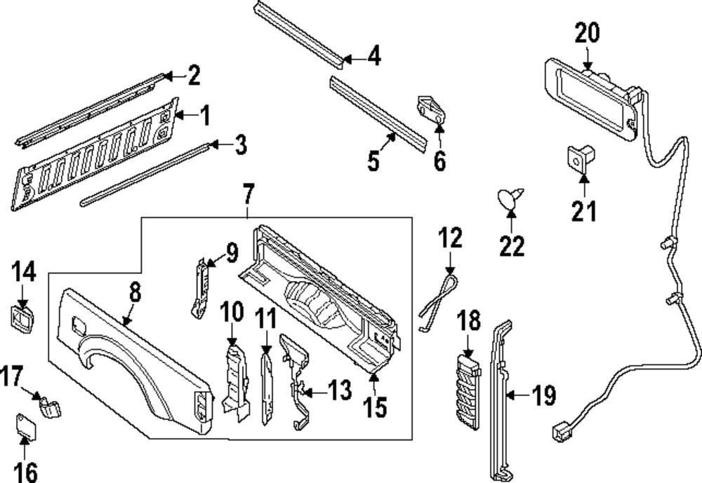 Side Bracket - Nissan (K33K1-9BUAA)