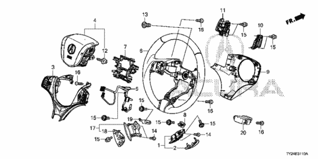 Steering Wheel for 2015 Acura RLX #0