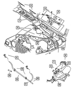 55154762AF - Wiper/Lock Cylinder and Keys: Wiper Blade for Mopar Image