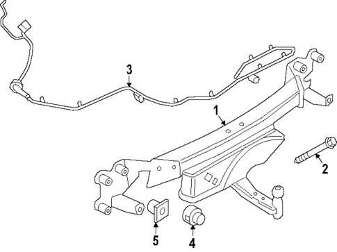 Trailer Hitch Components for 2025 Porsche Cayenne #0