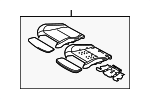 52109177105 - Body: Cushion Assembly for BMW: 128i, 135i Image