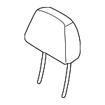 52107257216 - Body: Headrest for BMW: 128i, 135i Image