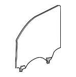 68276781AD - Body: Door Glass for Mopar Image