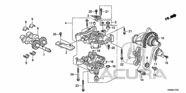 Balancer Shaft for 2014 Acura ILX #0