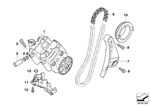11418520234 - : Oil Pump - Z=24/5.5bar for BMW-Motorrad Image