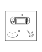 82206406 - Mopar Accessories - Component Parts: Am/fm Cd W/nav/dvd &amp; Cd-ctrl Radio for Mopar Image image